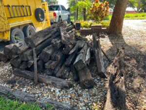 Railroad Tie Removal with G's Junk Removal in Cape Canaveral, FL